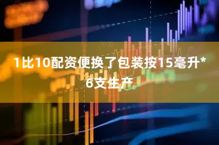 1比10配资便换了包装按15毫升*6支生产